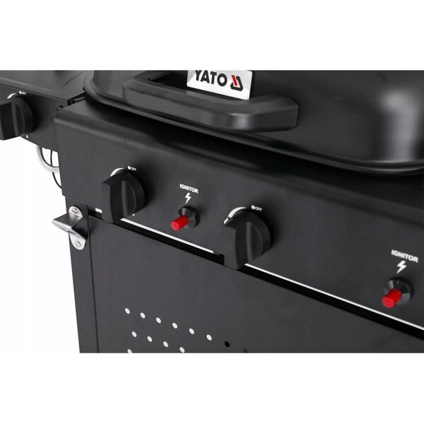Yato YG.GAS GRILL 2+2 5KW 3in1