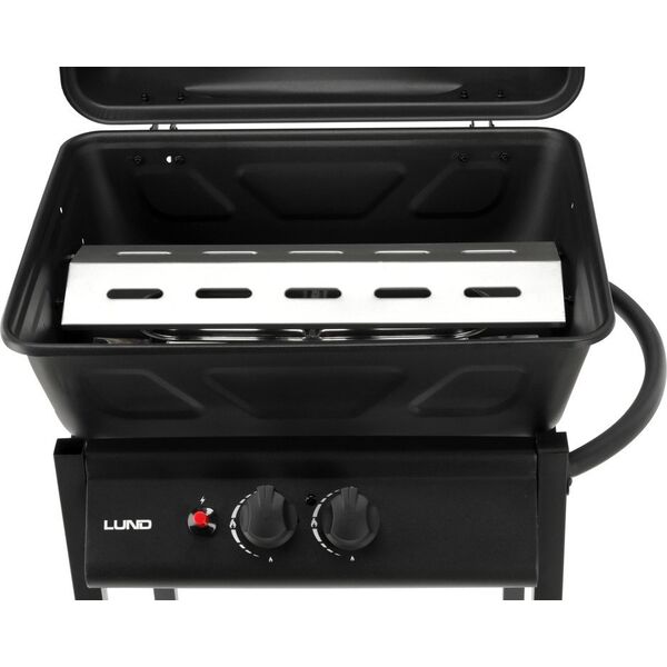 Toya LUND GAS GRILL 2 BURNERS 5.5KW BLACK