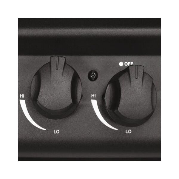 Toya LUND GAS GRILL 2 BURNERS 5.5KW BLACK