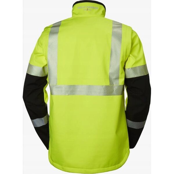 Kurtka męska Helly Hansen Reflective jacket HELLY HANSEN ICU Softshell, yellow 2XL