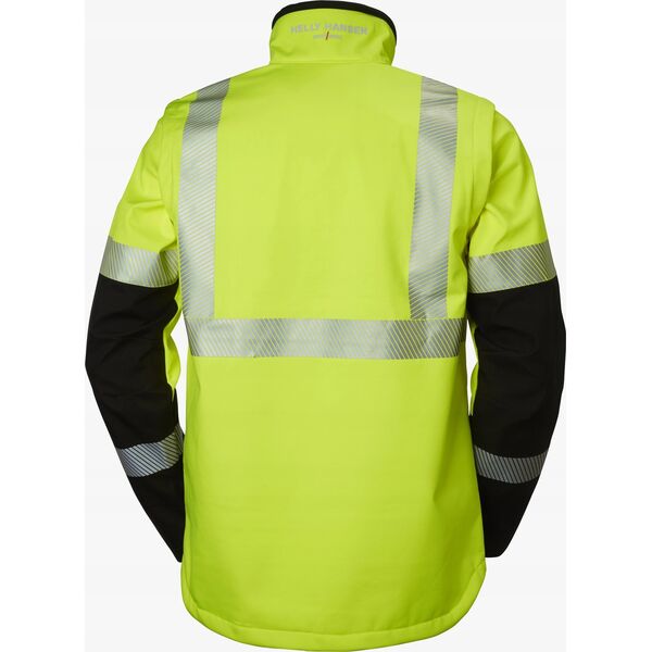 Kurtka męska Helly Hansen Reflective jacket HELLY HANSEN ICU Softshell, yellow XL