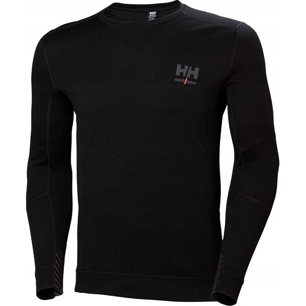 Helly Hansen Undershirt HELLY HANSEN Lifa Merino Crewneck, black 2XL