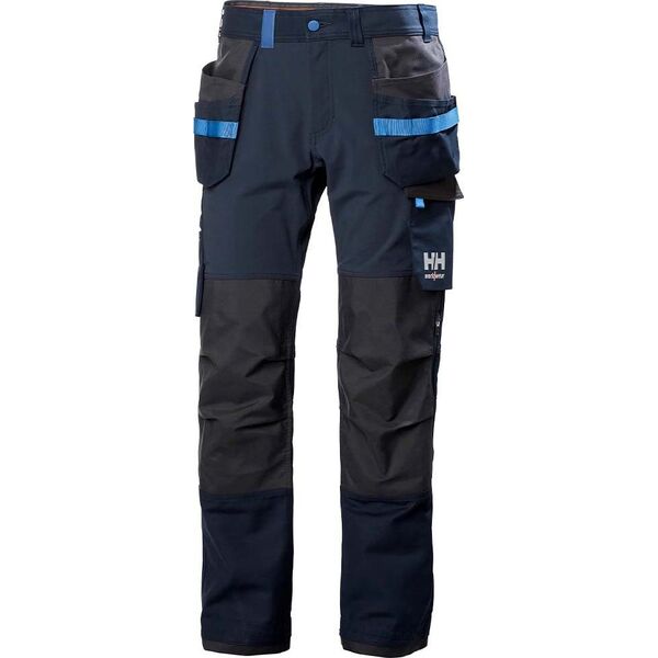 Helly Hansen Pants HELLY HANSEN Oxford 4X Cons Pant, black/blue C54