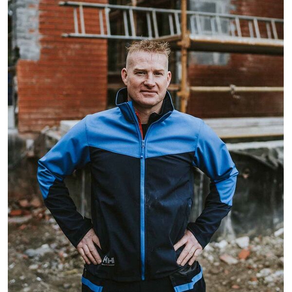 Kurtka męska Helly Hansen Jacket HELLY HANSEN Oxford Softshell, light blue L