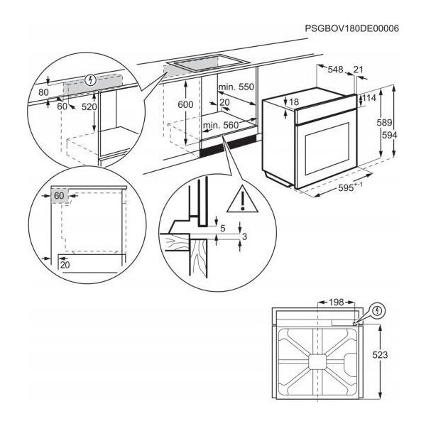 Piekarnik Electrolux Oven Electrolux EOE5C71X