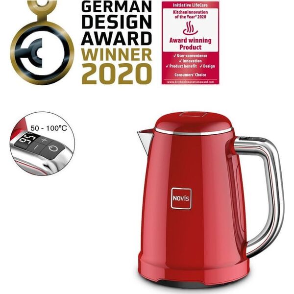Czajnik Novis Electric kettle NOVIS KTC1 red