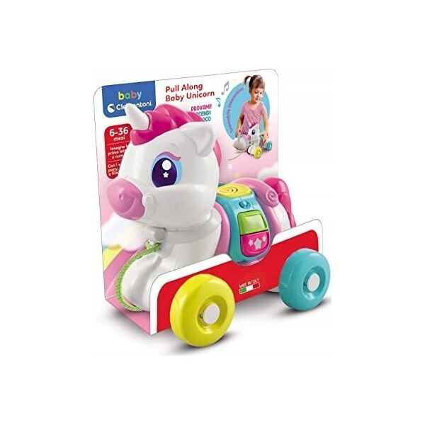 Clementoni TOY PULL ALONG BABY UNICORN 17813