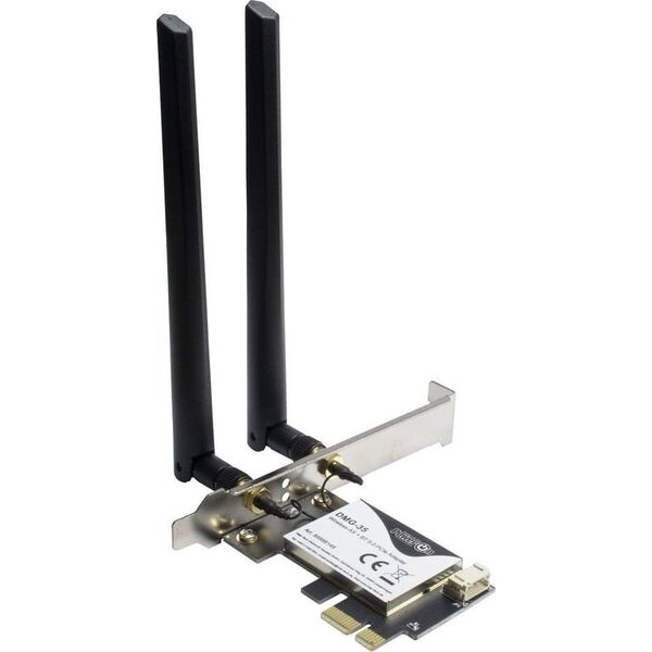 Karta sieciowa Inter-Tech Inter-Tech DMG-35 Wewnętrzny WLAN / Bluetooth 3000 Mbit/s