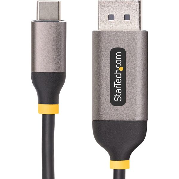 Adapter AV StarTech StarTech 142-USBC-DP-8K-10F adapter kablowy 3 m USB Type-C DisplayPort Czarny, Szary