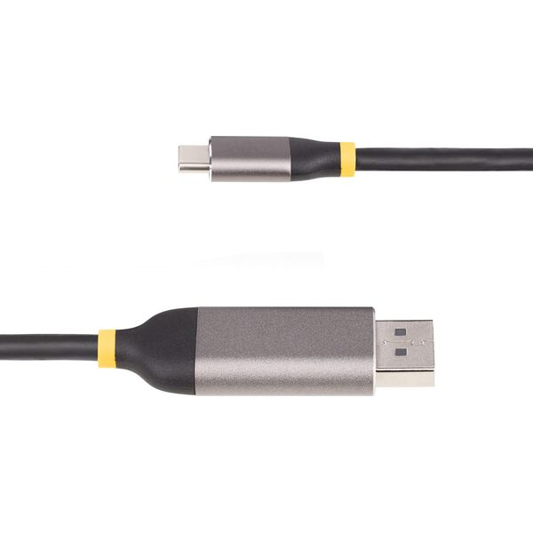 Adapter AV StarTech StarTech 142-USBC-DP-8K-10F adapter kablowy 3 m USB Type-C DisplayPort Czarny, Szary