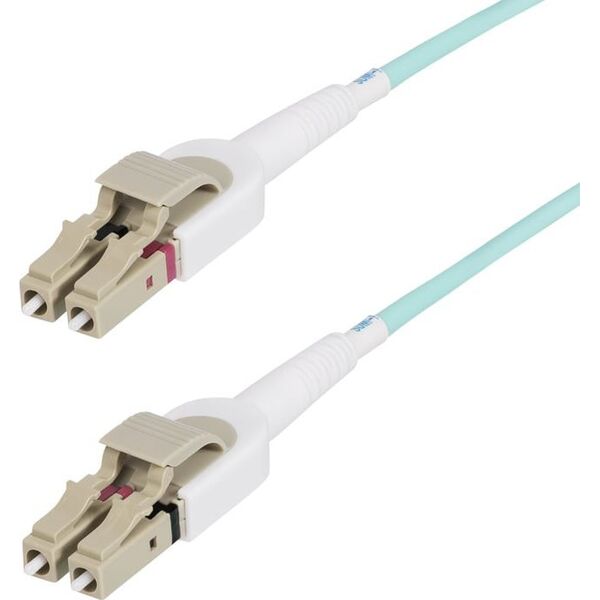 StarTech StarTech 450FBLCLC5SW kabel optyczny 5 m LC LOMM OM4 Kolor Aqua