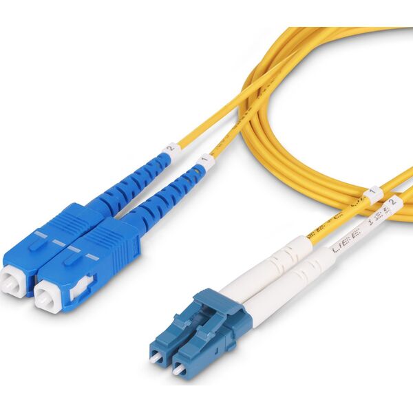 StarTech StarTech SMLCSC-OS2-10M kabel InfiniBand / światłowodowy LC SC Żółty