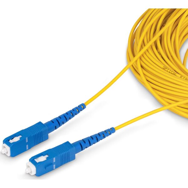 StarTech StarTech SPSMSCSC-OS2-30M kabel InfiniBand / światłowodowy SC SC/UPC Żółty