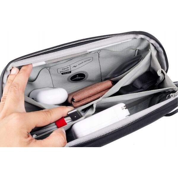 Torba Peak Design Wkład Travel Line Peak Design Tech Pouch Small Black - czarny