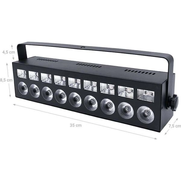 Naświetlacz LIGHT4ME LIGHT4ME BATTEN MIX RGBW+UV wall washer LED BAR stroboskop