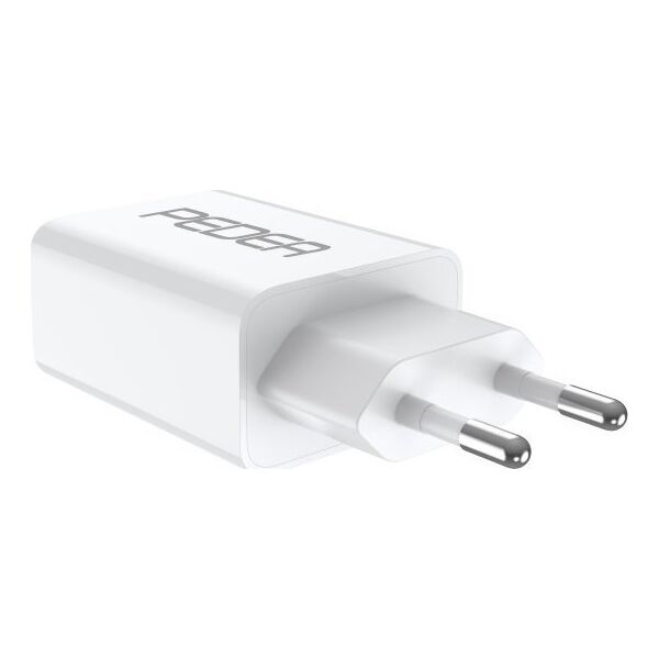 Ładowarka Pedea PEDEA Schnellladegerät Dual PD 20 Watt USB Typ A/C, weiß