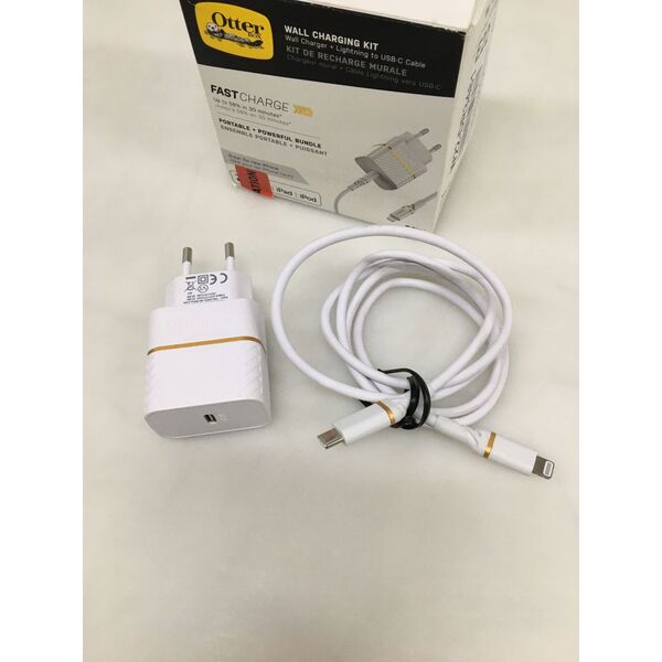Ładowarka OtterBox OtterBox EU Wall Charger 20W USB-C, PD+USB C-Lightning 1m, wht