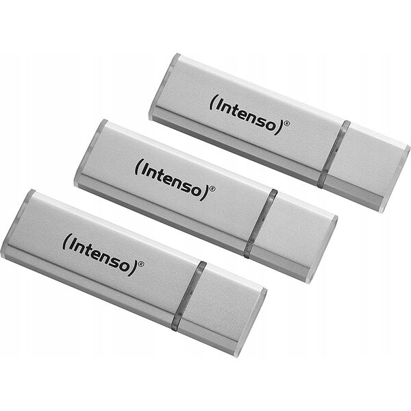 Pendrive Intenso 3 x Intenso Speicherstick USB 2.0 Alu Line 32GB silber