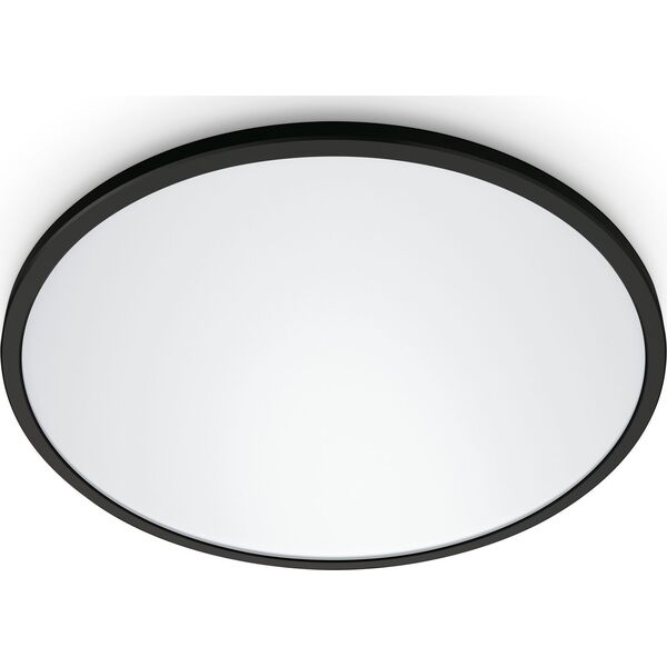 Lampa sufitowa Signify WiZ SuperSlim Deckenleuchte Tunable White 3800lm Schwarz