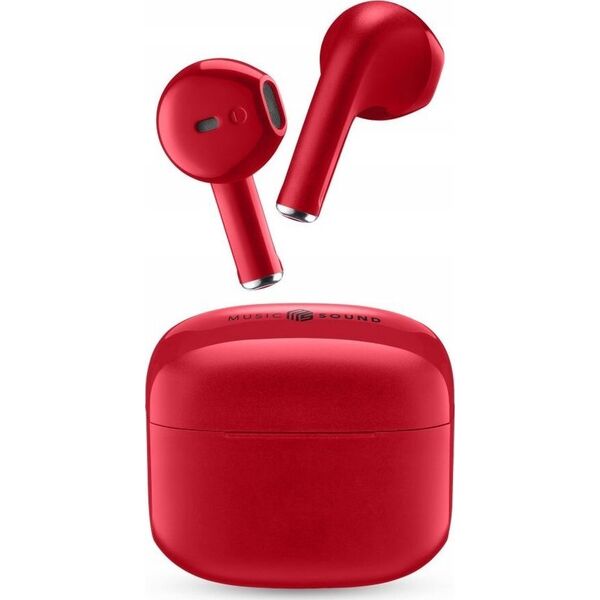 Słuchawki Cellular Line Cellularline SWAG BT Kopfhörer MS Rot