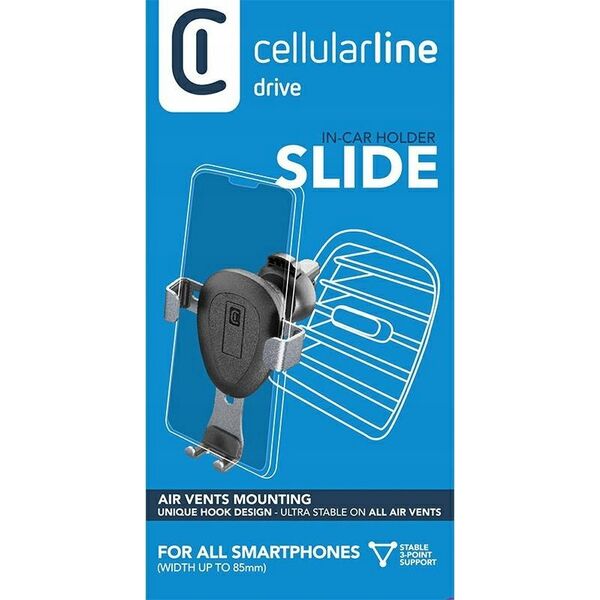 Cellular Line Cellularline Slide - Universal In Car Holder BLACK