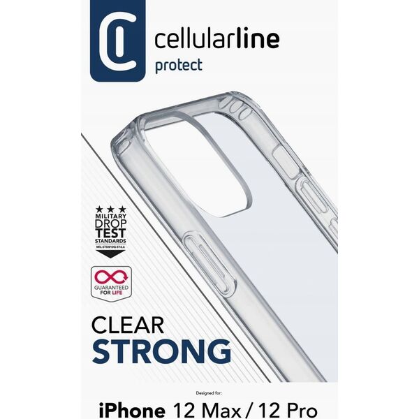 Cellular Line Cellularline Hard Case Strong Apple iPhone 12/12 Pro Clear