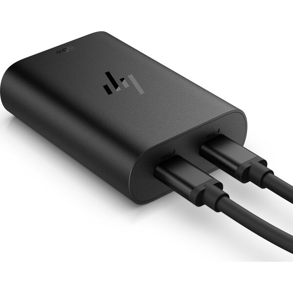 Zasilacz HP HP - USB-C Netzteil - Wechselstrom 115/230 V - 65 Watt - Ausgangsanschlusse: 2 - Europa