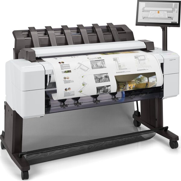 Ploter HP HP DesignJet T2600 PostScript - 914 mm (36") Multifunktionsdrucker - Farbe - Tintenstrahl - 914 x 8000 mm, 610 x 15000 mm (Original) - Rolle (91,4 cm x 91,4 m), 914 x 1219 mm (Medien) - bis zu 0.32 Min./Seite (Drucken) - 1 Rolle - Gigabit LAN