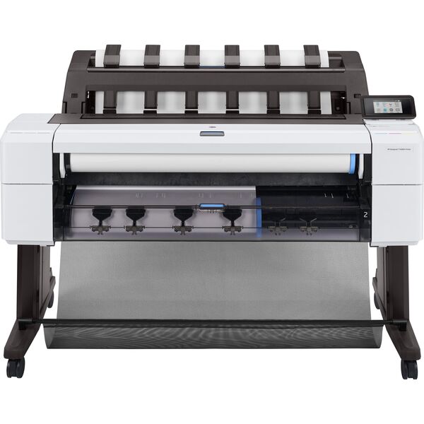 Ploter HP HP DesignJet T1600dr PostScript - 914 mm (36") Grossformatdrucker - Farbe - Tintenstrahl - Rolle (91,4 cm x 91,4 m), 914 x 1219 mm - 2400 x 1200 dpi - bis zu 0.32 Min./Seite (einfarbig)/ bis zu 0.32 Min./Seite (Farbe) - Kapazitat: 2 Rollen - Gig