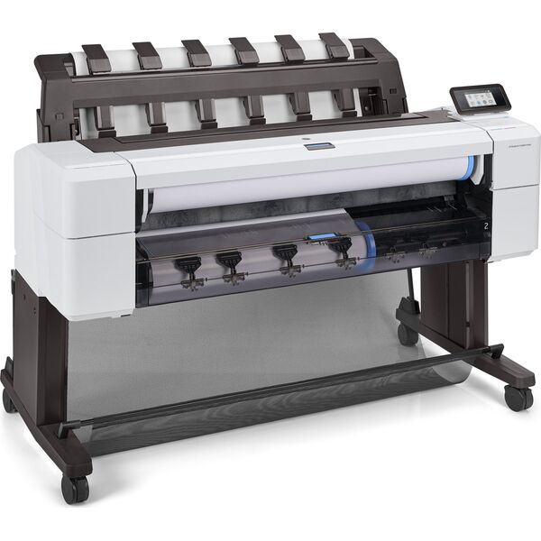 Ploter HP HP DesignJet T1600dr PostScript - 914 mm (36") Grossformatdrucker - Farbe - Tintenstrahl - Rolle (91,4 cm x 91,4 m), 914 x 1219 mm - 2400 x 1200 dpi - bis zu 0.32 Min./Seite (einfarbig)/ bis zu 0.32 Min./Seite (Farbe) - Kapazitat: 2 Rollen - Gig