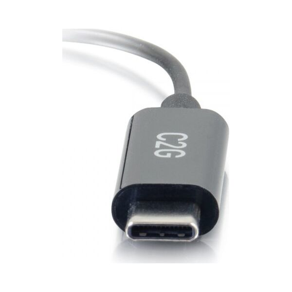 Adapter USB C2G C2G USB C to 3.5mm Audio Adapter - USB C to AUX Cable - USB C to Headphone Jack - Adapter USB-C auf Klinkenstecker - 24 pin USB-C mannlich zu mini-phone stereo 3.5 mm weiblich