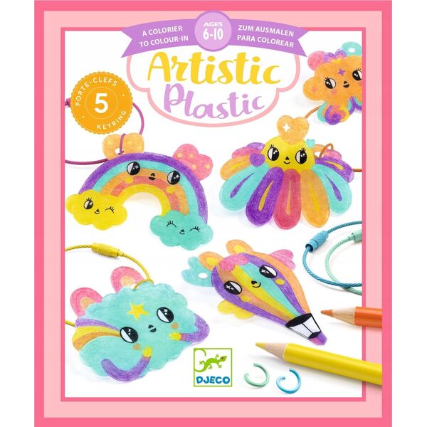 Djeco Meninis plastikas - Kawaii raktinė
