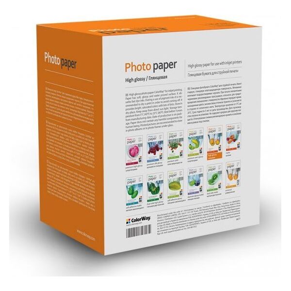 ColorWay ColorWay Photo Paper | PG2605004R | Baltas | 260 g/m² | 10 x 15 cm | Glossy