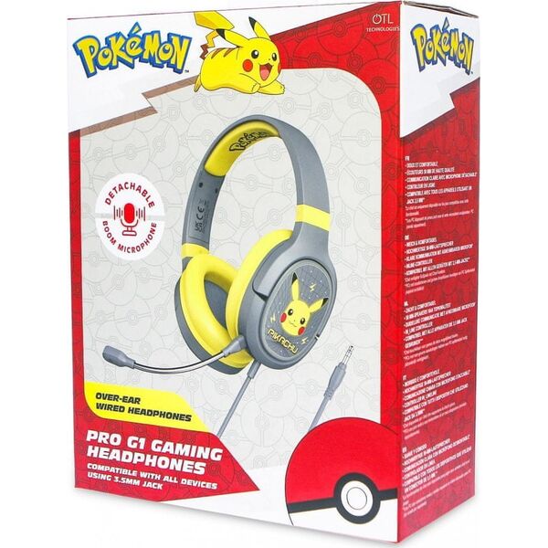 Słuchawki OTL Technologies Ausinės OTL - PRO G1 POKÉMON PIKACHU PK0