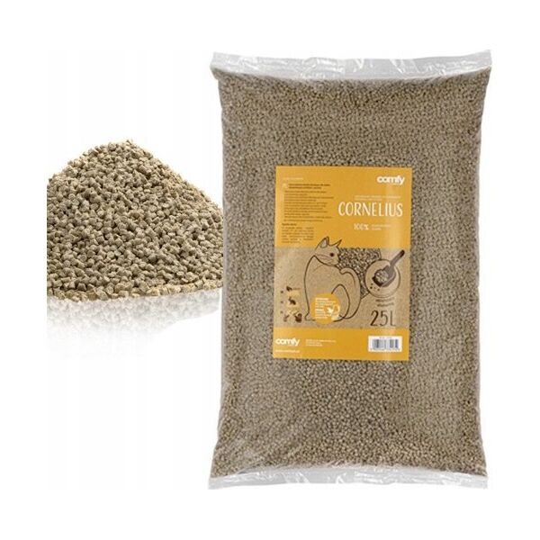 Żwirek dla kota Aquael Aquael Comfy Cornelius Natural 25L kukurūzinis kraikas