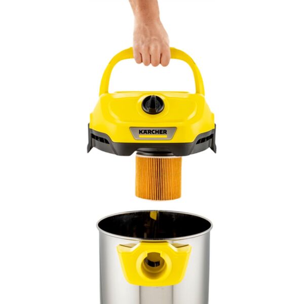 Odkurzacz przemysłowy Karcher Sauso-drėgno valymo siurblys Karcher WD 2 PLUS S V-15/4/18/C (YSY)