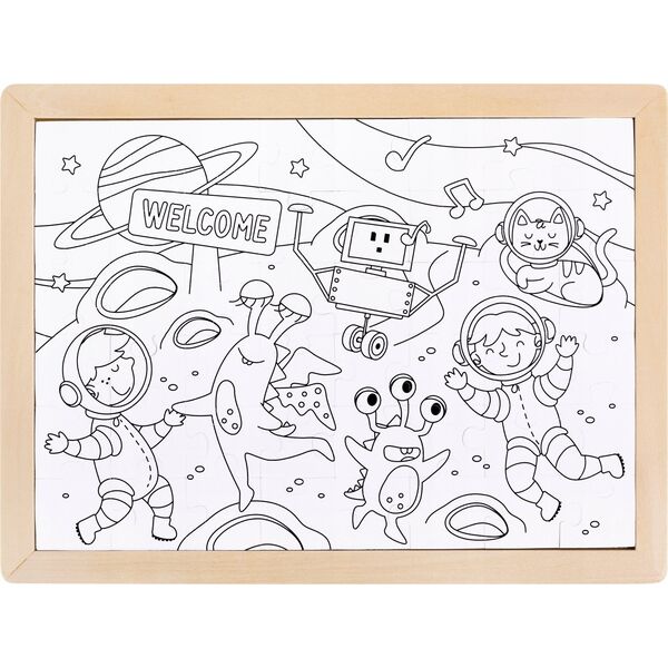 Hape HAPE dėlionė Space Friends, E1644A