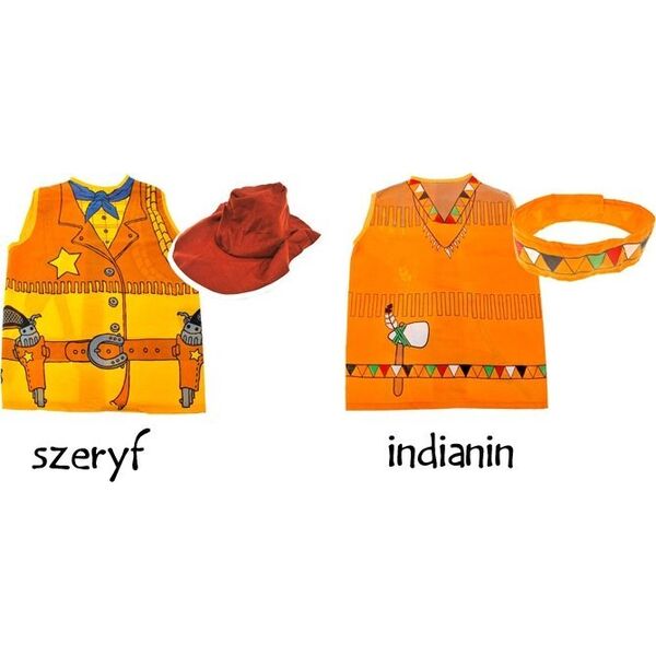 Jokomisiada Strój bal kostium przebranie Szeryf Indian ZA1214