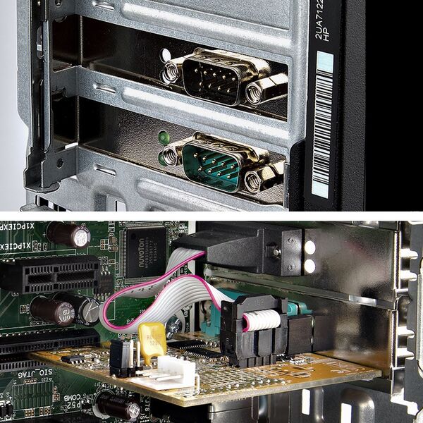 Adapter USB StarTech StarTech 21050-PC-SERIAL-LP adapter Wewnętrzny Seryjny