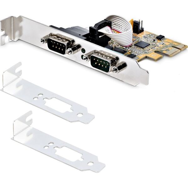Adapter USB StarTech StarTech 21050-PC-SERIAL-LP adapter Wewnętrzny Seryjny