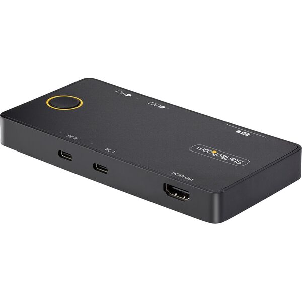 Przełącznik StarTech StarTech C2-H46-UC2-PD-KVM przełącznik KVM Czarny