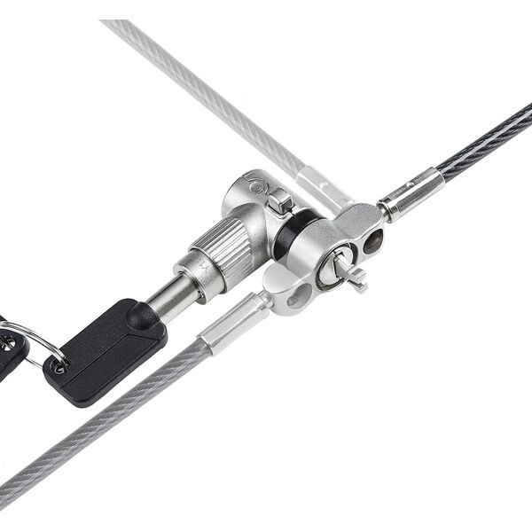 StarTech StarTech UNIVK-LAPTOP-LOCK zapięcie do kabli Czarny, Srebrny 2 m