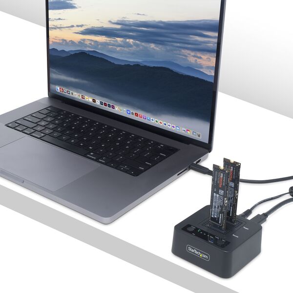 StarTech StarTech M2-HDD-DUPLICATOR-N1 duplikator Duplikator HDD/SSD 1 kopii Czarny