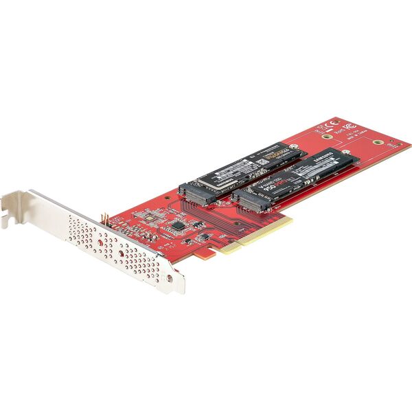 Kieszeń StarTech StarTech DUAL-M2-PCIE-CARD-B adapter Wewnętrzny M.2