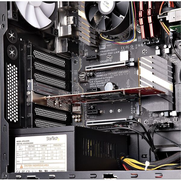 Kieszeń StarTech StarTech DUAL-M2-PCIE-CARD-B adapter Wewnętrzny M.2
