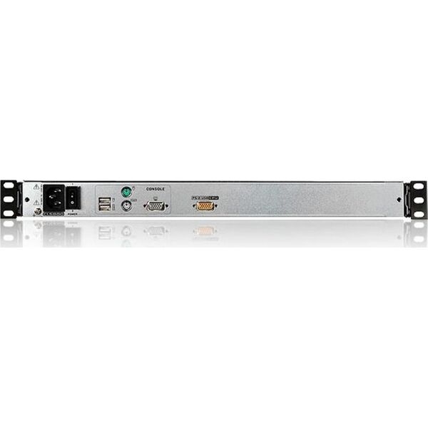 Przełącznik Aten Konsola KVM ATEN CL5800N, 48 cm LCD, VGA, PS/2-USB, port peryferyjny, niemiecki układ klawiatury