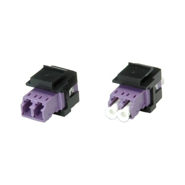Roline ROLINE Adapter Keystone LC/LC duplex, wielomodowy, OM4