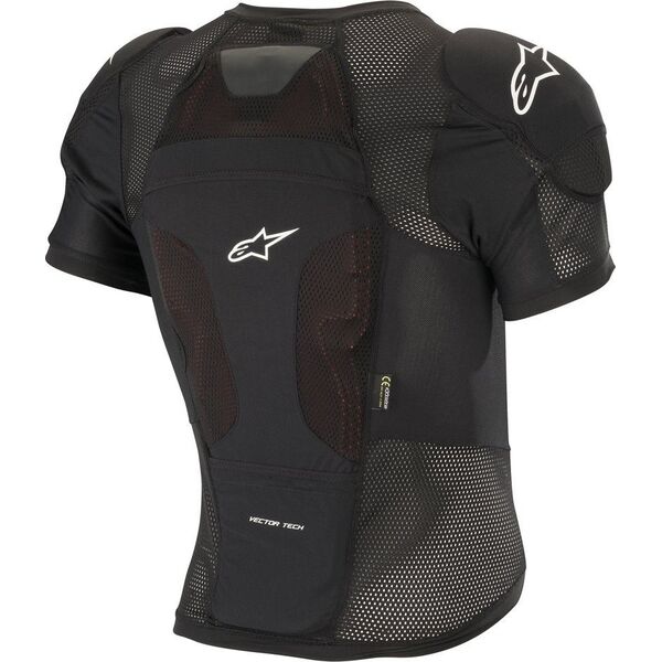 Alpinestars Zbroja ochronna krótki rękaw ALPINESTARS VECTOR TECH PROTECTION SS JACKET, Black, Ochrona level 1 Rozmiar: L