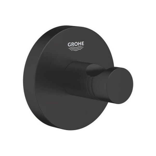 Grohe Grohe haczyk na płaszcz kąpielowy Essentials czarny mat 1024602430