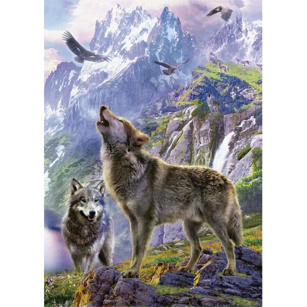 Educa Educa 500 Wolves In The Rocks